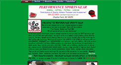Desktop Screenshot of performancesportsgear.net